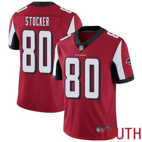 Atlanta Falcons Limited Red Youth Luke Stocker Home Jersey NFL Football #80 Vapor Untouchable->youth nfl jersey->Youth Jersey